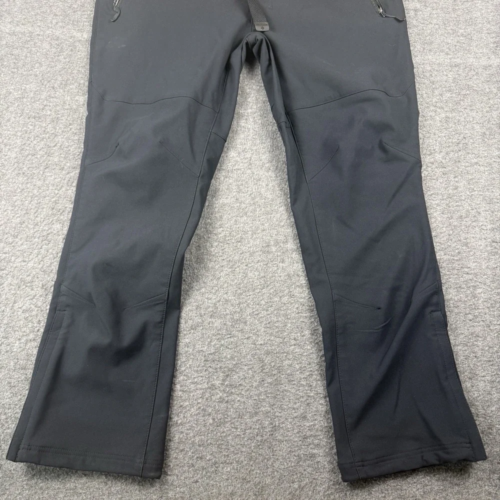Columbia Pants Omni-Heat Mens 40x32 Black Softshell Hiking Hike Ski Snow Active